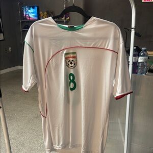 Iran Soccer Jersey with Number 8